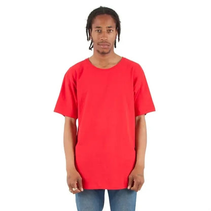 Shaka Wear Adult Curved Hem Long T-Shirt