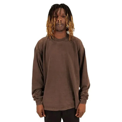 Shaka Wear Men's Garment Dyed Long Sleeve T-Shirt