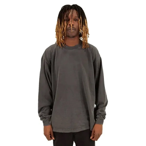 Shaka Wear Men's Garment Dyed Long Sleeve T-Shirt