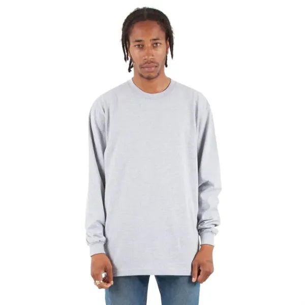 Shaka Wear Men's Tall Max Heavyweight Long-Sleeve T-Shirt