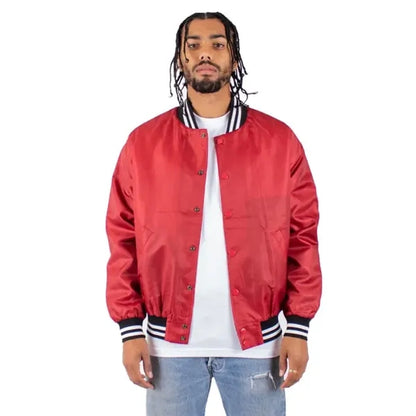 Shaka Wear Men's Varsity Bomber Jacket