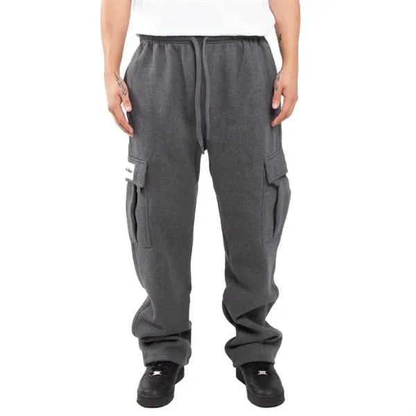 Shaka Wear Men's Fleece Cargo Pants