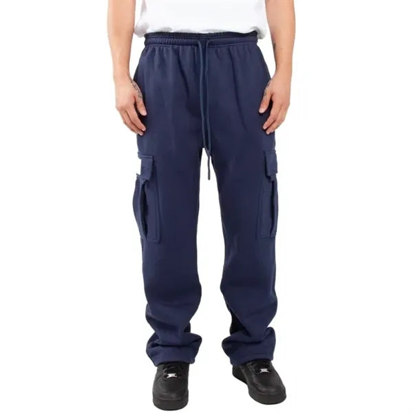 Shaka Wear Men's Fleece Cargo Pants