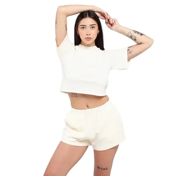 Shaka Wear Ladies' Garment Dye Fleece Shorts