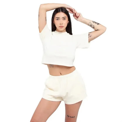 Shaka Wear Ladies' Garment Dye Fleece Shorts