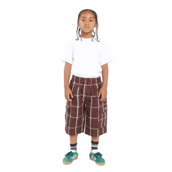 Shaka Wear Youth Plaid Shorts