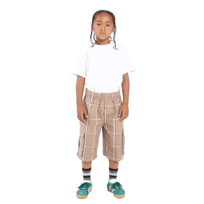 Shaka Wear Youth Plaid Shorts