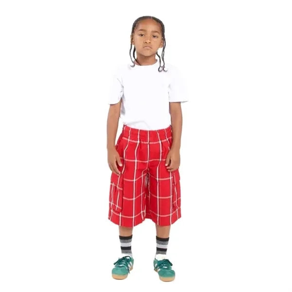 Shaka Wear Youth Plaid Shorts