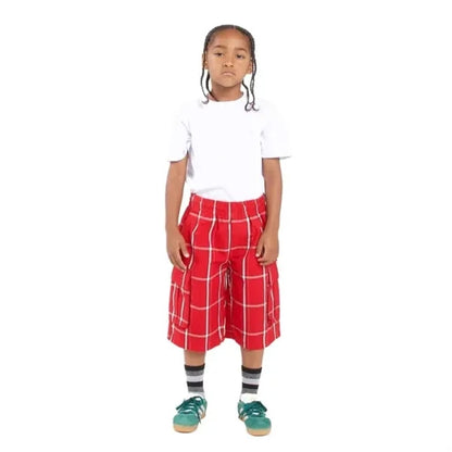 Shaka Wear Youth Plaid Shorts