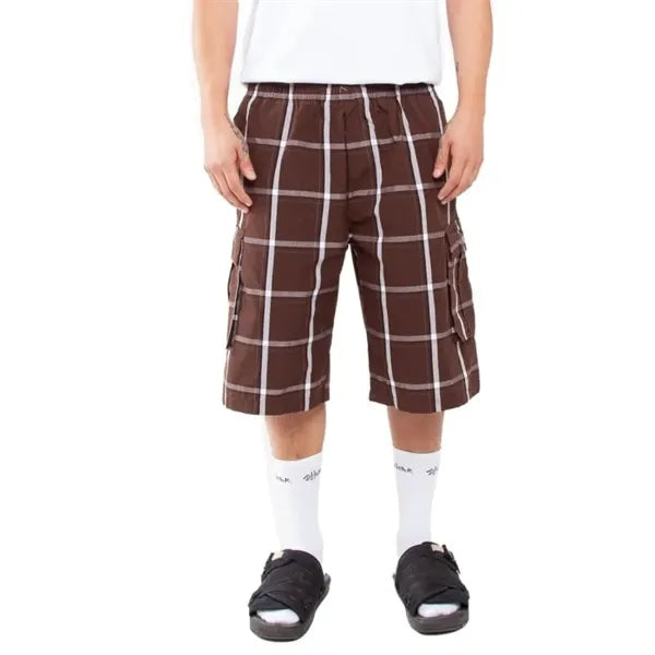 Shaka Wear Unisex Plaid Shorts