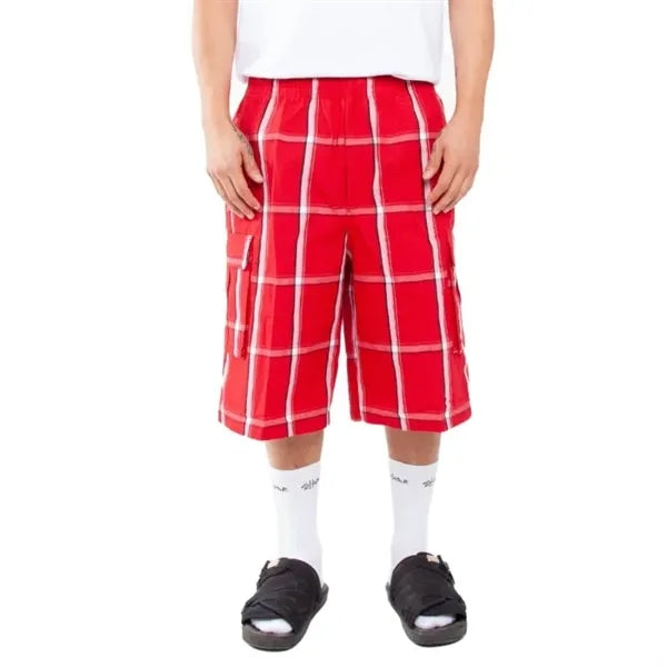 Shaka Wear Unisex Plaid Shorts