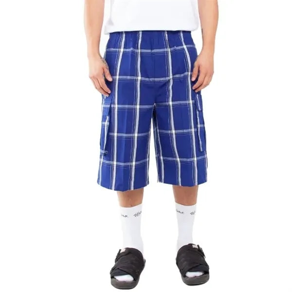 Shaka Wear Unisex Plaid Shorts