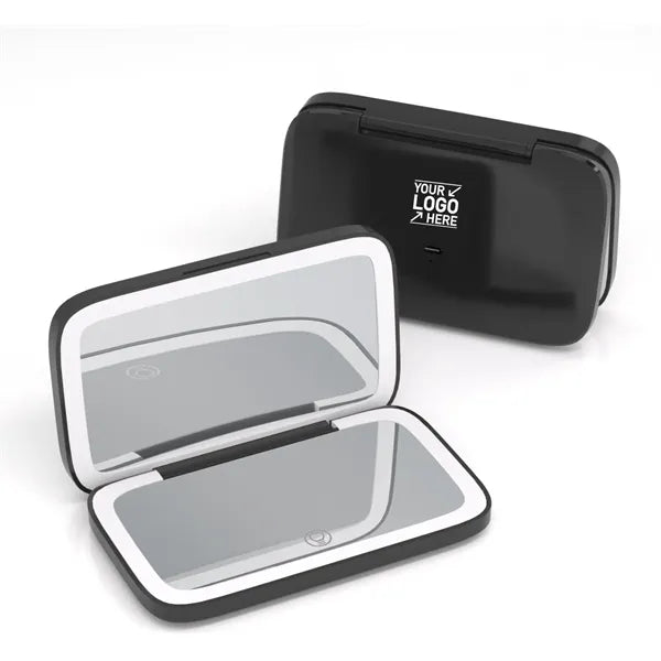 USB Rechargeable Handheld LED Makeup Mirror