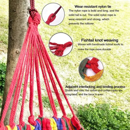 Double 2 Person Canvas Camp Hammock