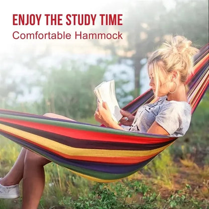 Double 2 Person Canvas Camp Hammock