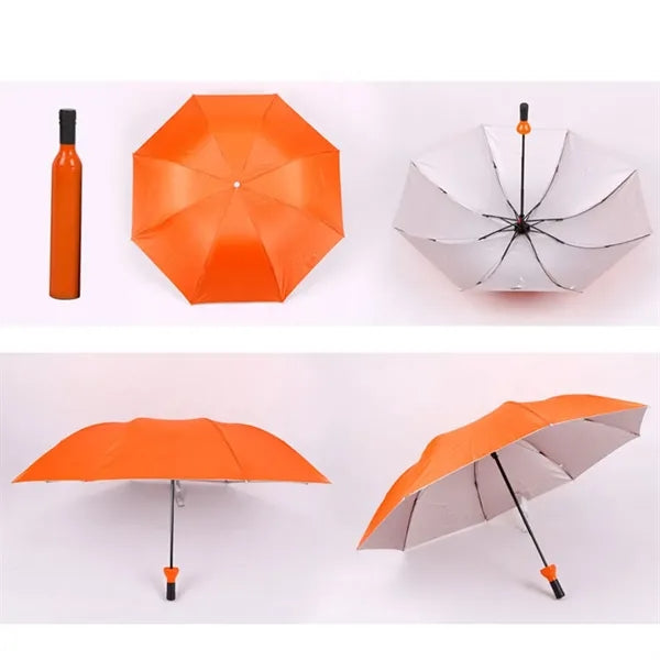 Wine Bottle Umbrella for Rain