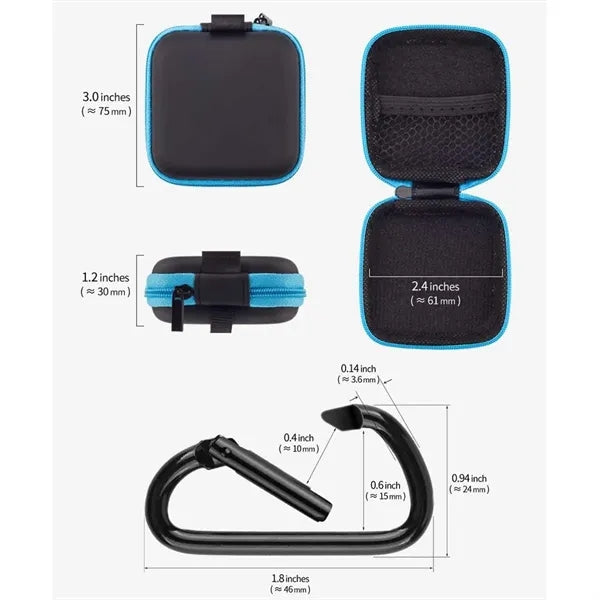 Headset Travel Bag Carrying Headphones Case