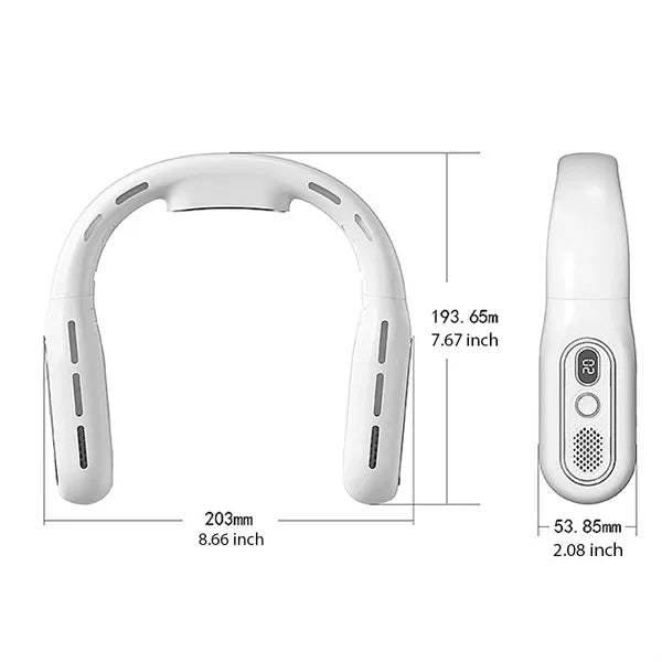 Hands Free Bladeless Portable Neck Fan