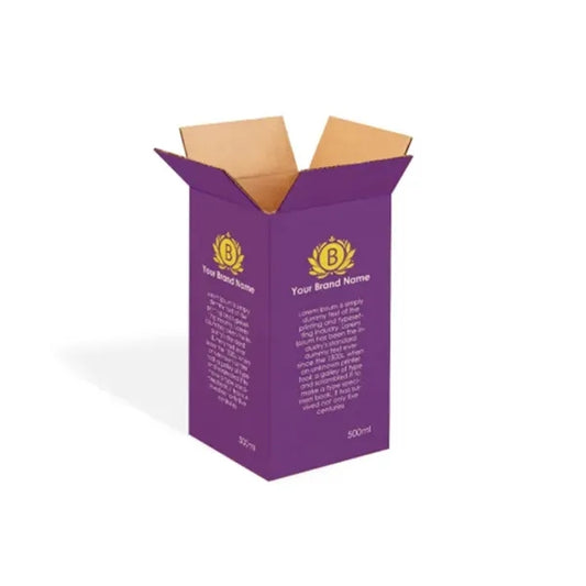 Tall Boxes - Brown (Printed)