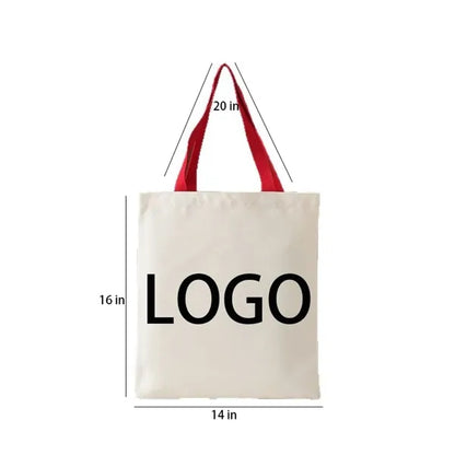 10 OZ. Natural Cotton Fiber Tote Bags (14"x16")