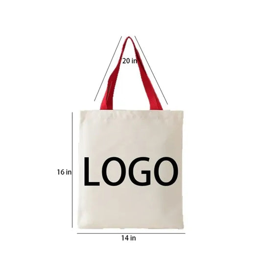 10 OZ. Natural Cotton Fiber Tote Bags (14"x16")