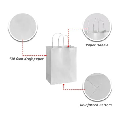 White Paper Shopping Bags