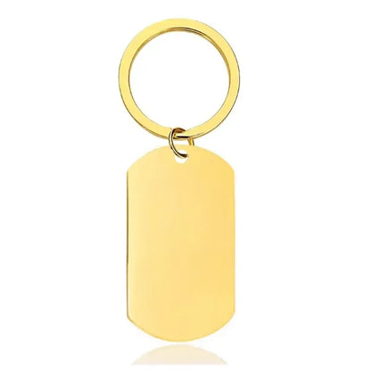 Laser Metal Keychain