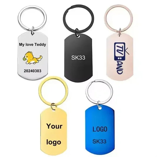 Laser Metal Keychain