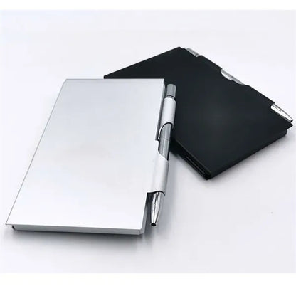 Aluminum Alloy Notepad with Pen