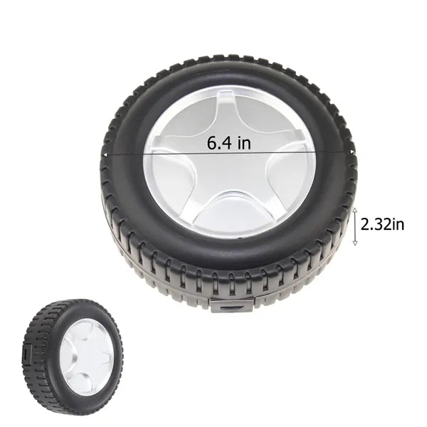25Pcs Hardware Mini Tool Set with Tire Shaped Storage Case