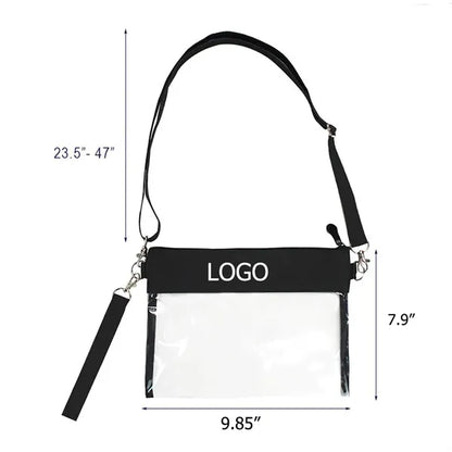 Clear Stadium Approved PVC Crossbody Bag