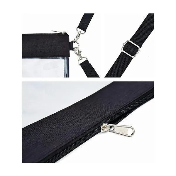 Clear Stadium Approved PVC Crossbody Bag