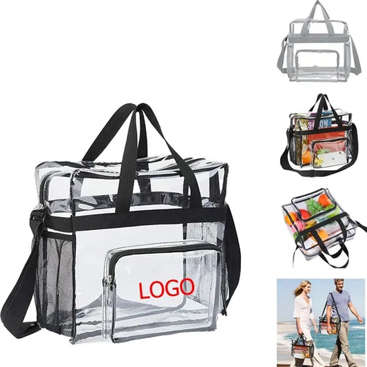 Stadium Events Approved Clear Tote Crossbody Messenger Bag