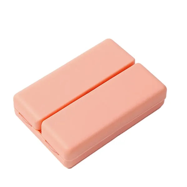Portable Magnetic Foldable Travel Pill Organizer Case Box