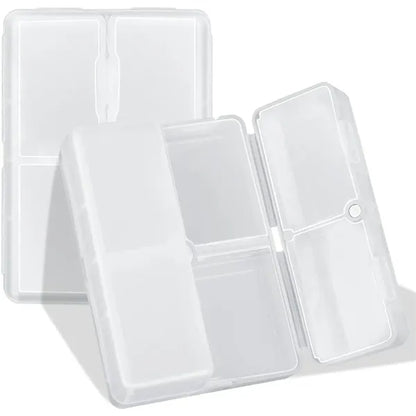 Portable Magnetic Foldable Travel Pill Organizer Case Box