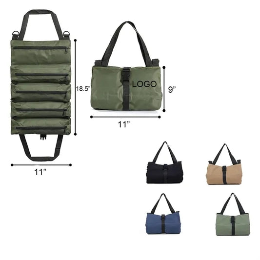 Versatile Roll-Up Tool Bag for Pros