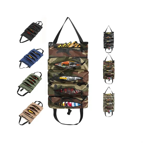 Versatile Roll-Up Tool Bag for Pros