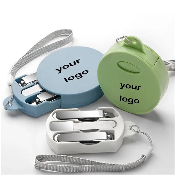 3 - Piece Nail Clipper Set in Pull-Out Case
