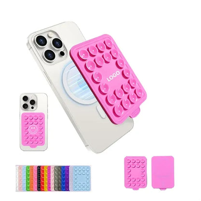 Magnetic Silicone Suction-Cup Phone Mount