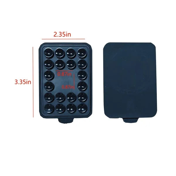 Magnetic Silicone Suction-Cup Phone Mount