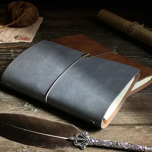 Vintage Soft Leather Loose-leaf A5 Notebook