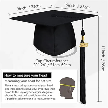 Graduation Cap with 2025 Tassel