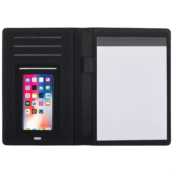 Lightweight Padfolio w/ Smartphone Sleeve and Notepad