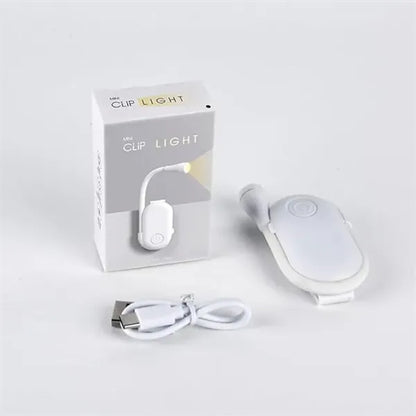 USB Rechargeable Reading Light With 3 Tone Adjustability