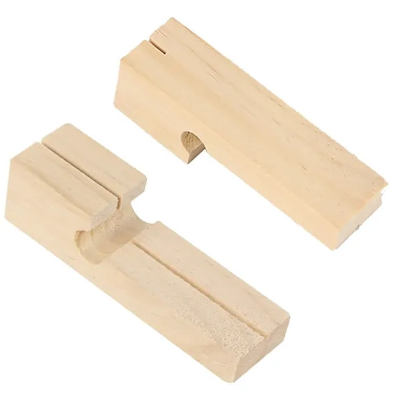 Pair Of Wood Line Block