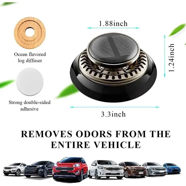 Car Air Freshener With Solar Panel