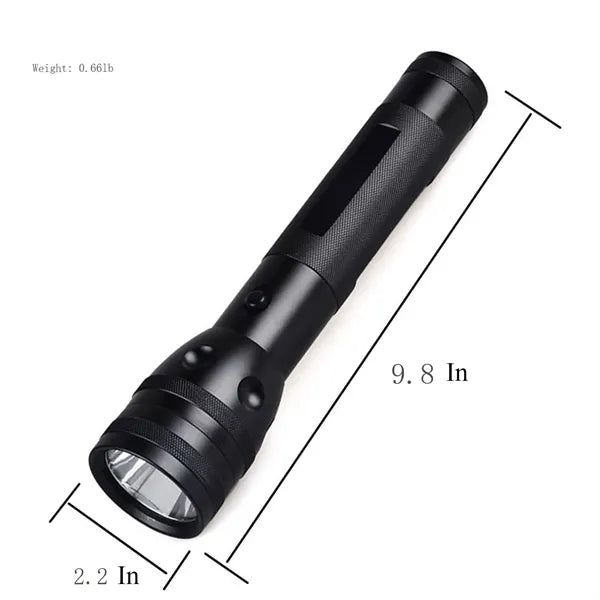 Heavy-Duty LED Flashlight - 3 Modes & Waterproof High-Lumen