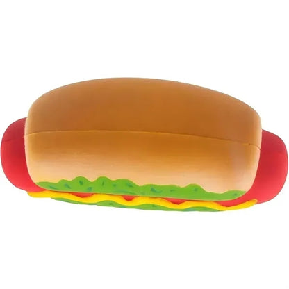 Hot Dog-Shaped PU Foam Stress Toy - Fun & Squeezable
