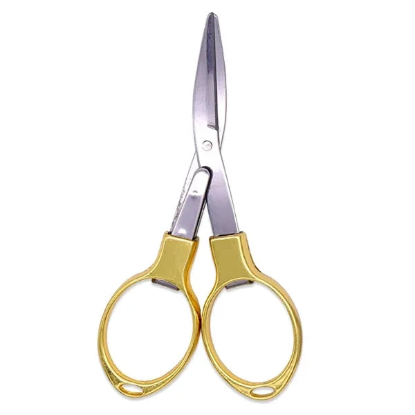 Mini Folding Scissors - Portable Multi-Tool w/ Metal Handle