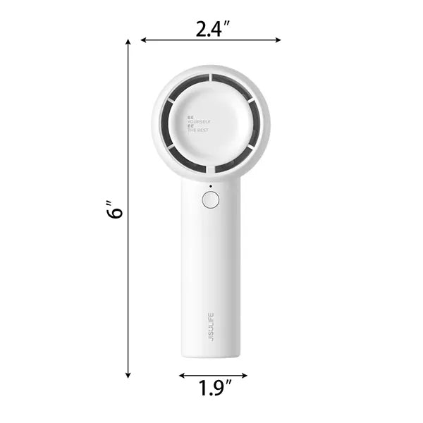 Mini Bladeless Handheld Fan - USB Rechargeable & Portable